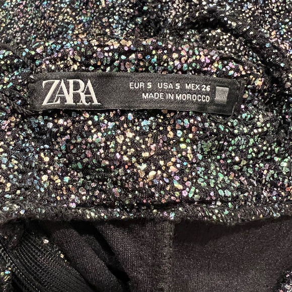 ZARA PATTERNED CUT OUT DRESS - Picture 9 of 14